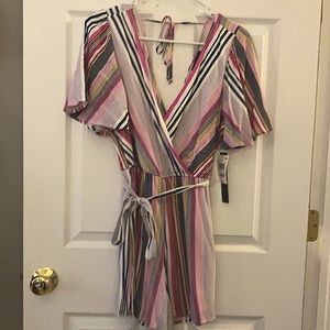 Multicolored Romper! New With Tags! Size Large!